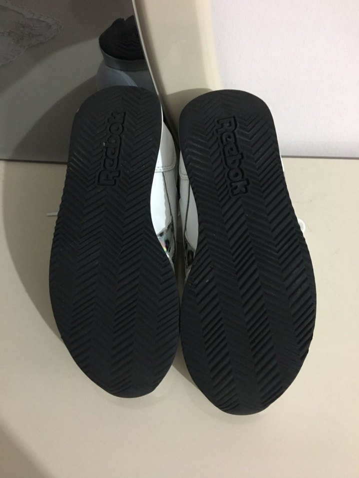 Beyaz Zebra Desenli Wedge Topuklu Spor Ayakkabı - Görsel 5