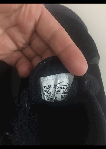 Siyah unisex çocuk sneaker - Görsel 6