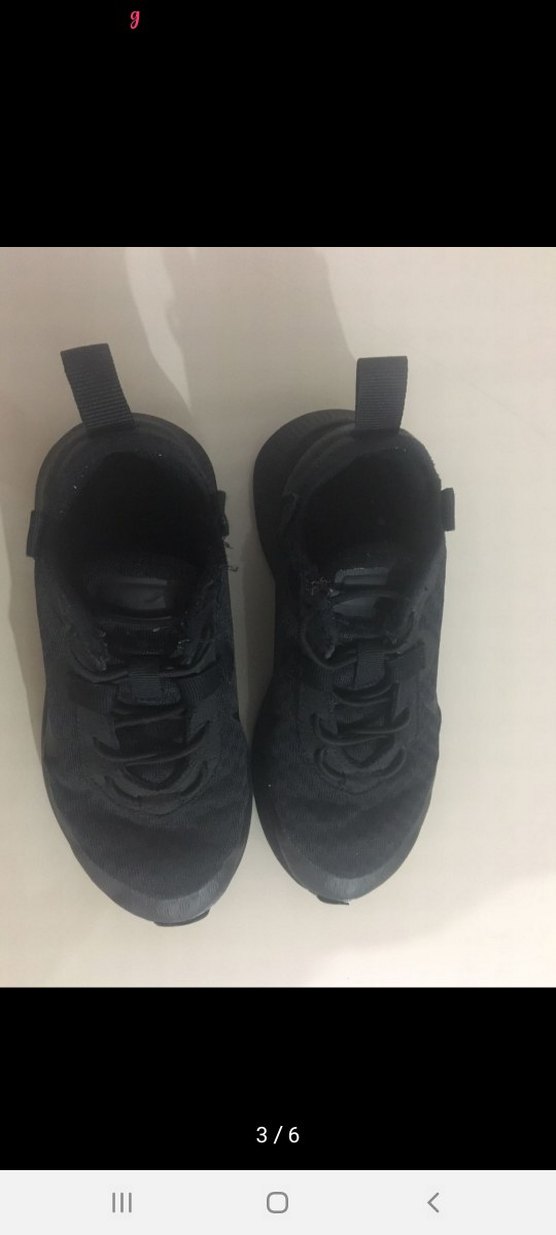 Siyah unisex çocuk sneaker - Görsel 3