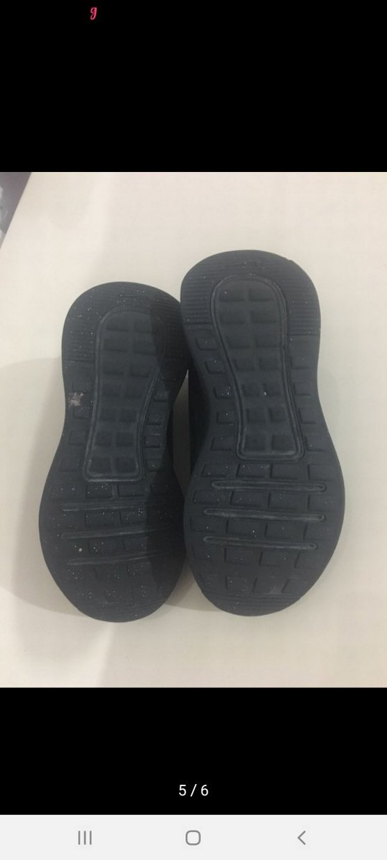 Siyah unisex çocuk sneaker - Görsel 5