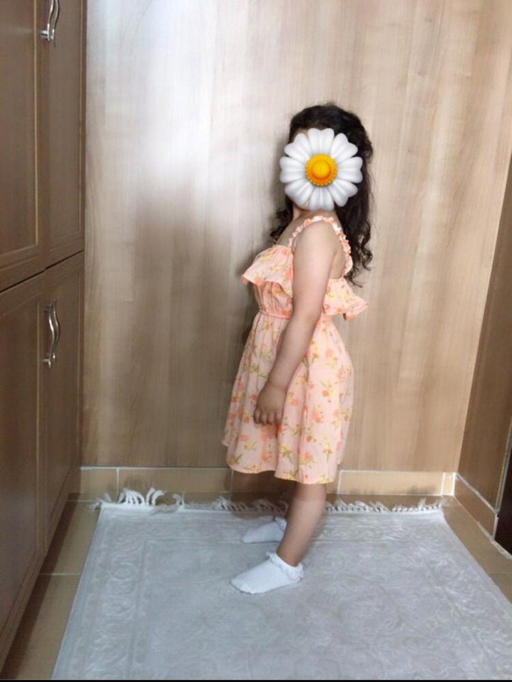 Kız Çocuk Çok Renkli Baskılı Kısa Kollu Tişörtler ve elbise - Görsel 5