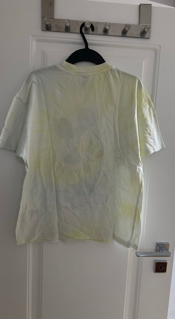 Kız Çocuk Beyaz Mickey Baskılı Tişört - Görsel 3