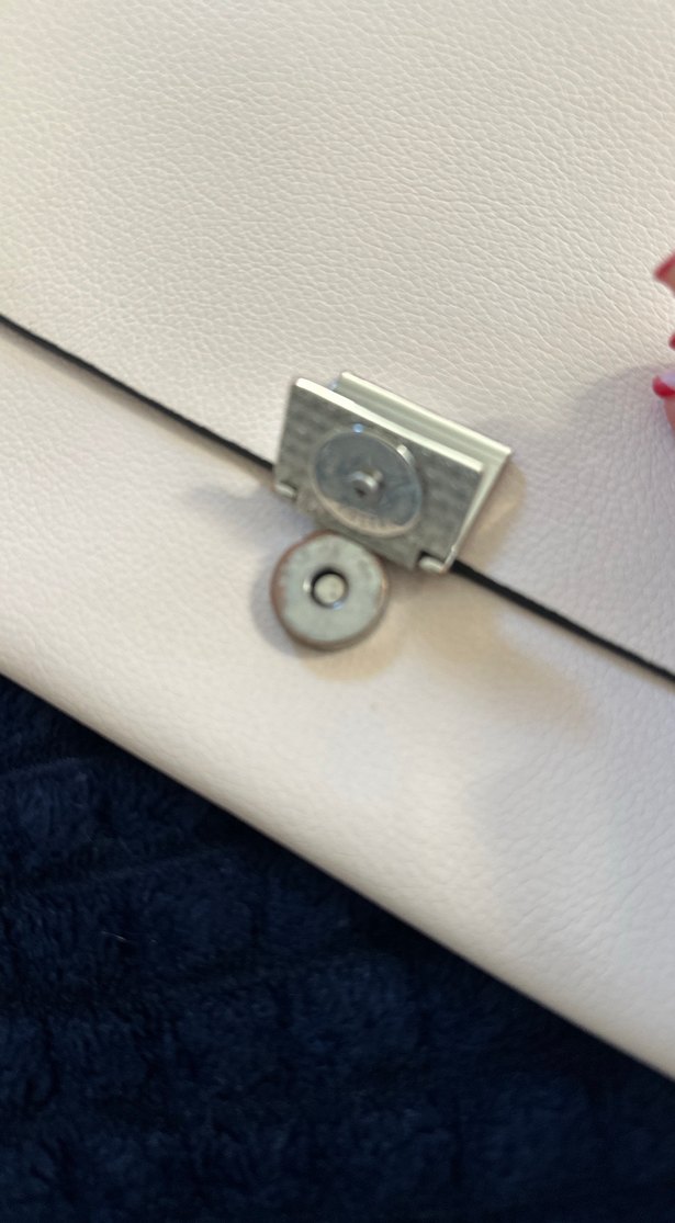 Minimalist toz pembe  Zincir Detaylı Deri Kadın Çanta - Görsel 5