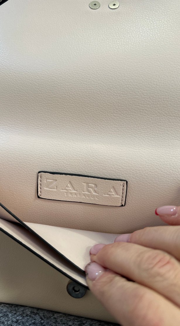 Minimalist toz pembe  Zincir Detaylı Deri Kadın Çanta - Görsel 3