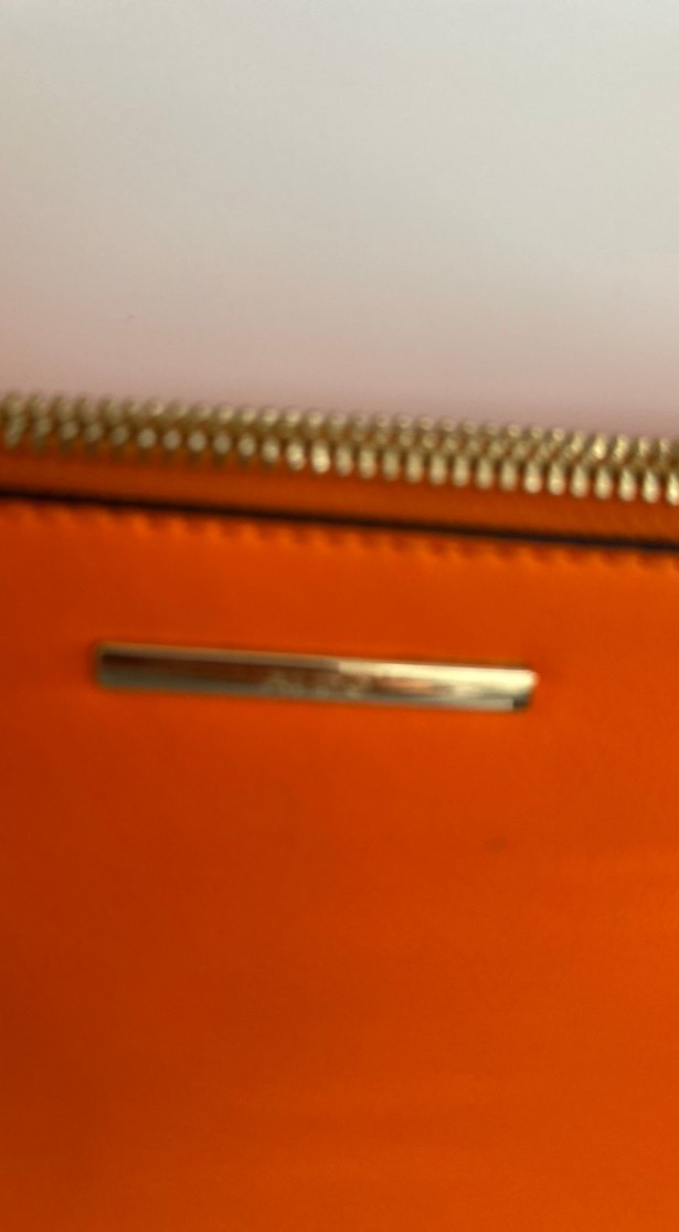 Turuncu Deri Kadın Çanta - Görsel 5