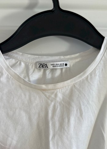 Beyaz şifon balon kol Fırfırlı uzun Kollu Bluz - Görsel 2