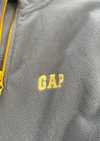 Gri GAP Fermuarlı unısex Sweatshirt - Görsel 4