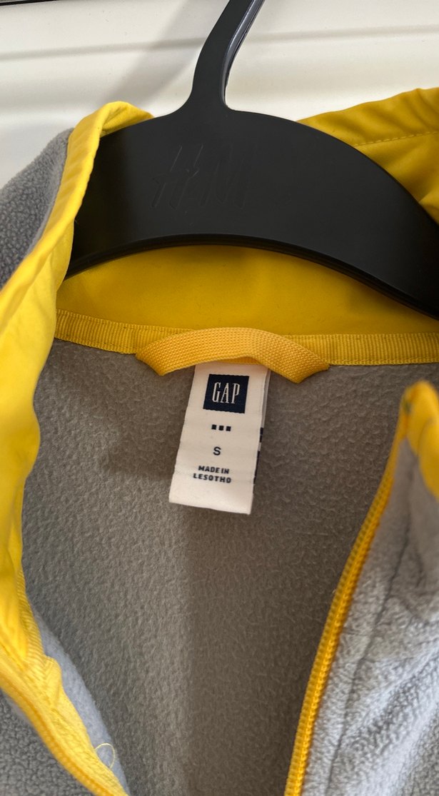 Gri GAP Fermuarlı unısex Sweatshirt - Görsel 2