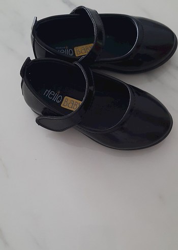 Kız Çocuk Siyah Tokalı Babet Ayakkabı - Görsel 3