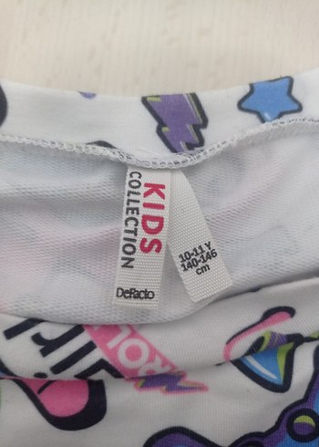 Desenli, Uzun Kollu Kız Sweatshirt - Görsel 4