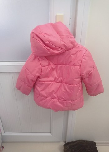 Kız Çocuk Pembe Fermuarlı Mont - Görsel 2