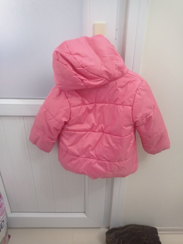 Kız Çocuk Pembe Fermuarlı Mont - Görsel 2