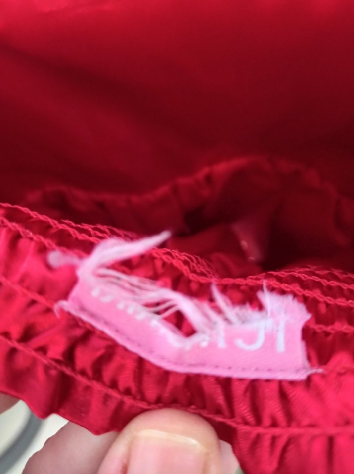 Kız Çocuk Kırmızı Pilili Askılı Elbise - Görsel 3