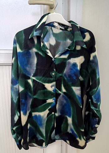 saten gömlek m.beden - Görsel 3