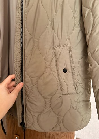 Zara Kapitone Rahat Kadın mont - Görsel 3