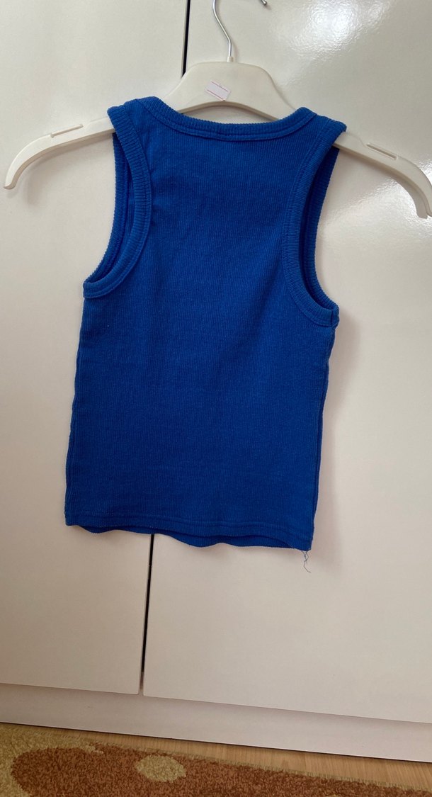 Kadınlar Mavi Atlet - Görsel 2