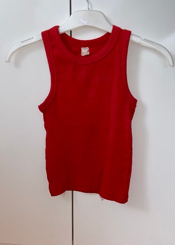 Kırmızı kadın crop - Görsel 2