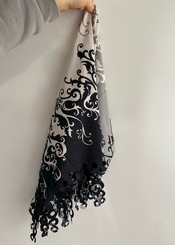 Gri Gotik Desenli Perde - Görsel 5