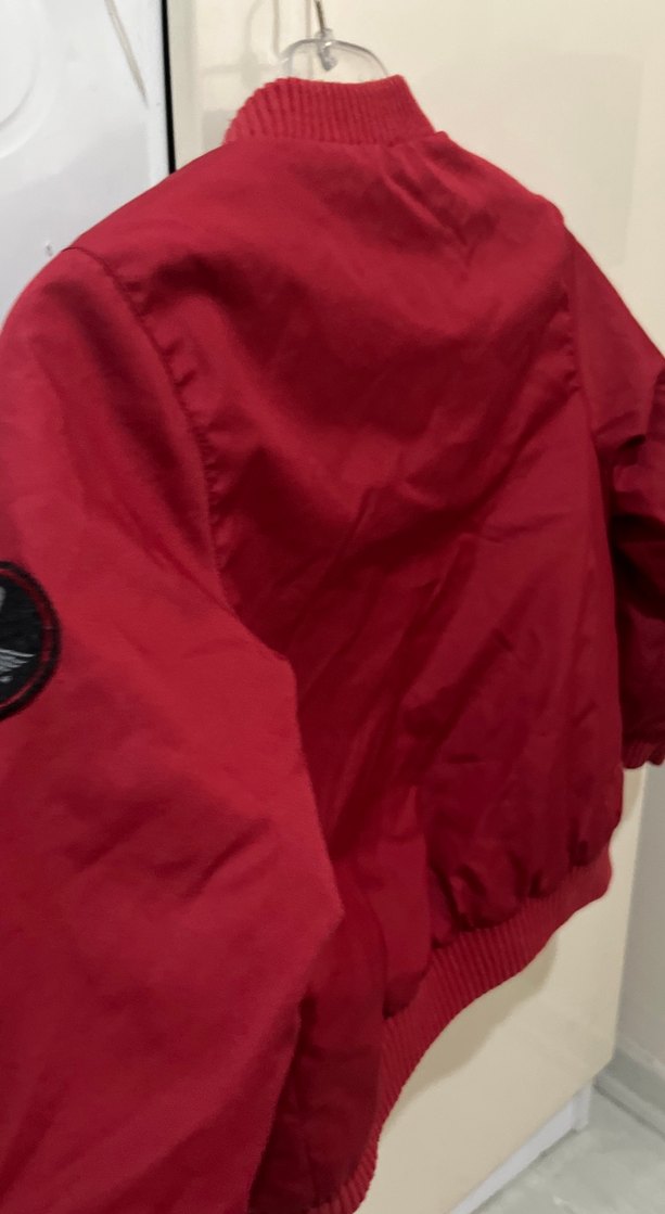 Kırmızı Fermuarlı Erkek Çocuk Ceketi - Görsel 4
