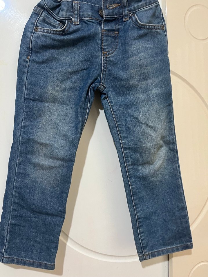 LC Waikiki Erkek Kemerli Bol Kesim Kot Pantolon - Görsel 3