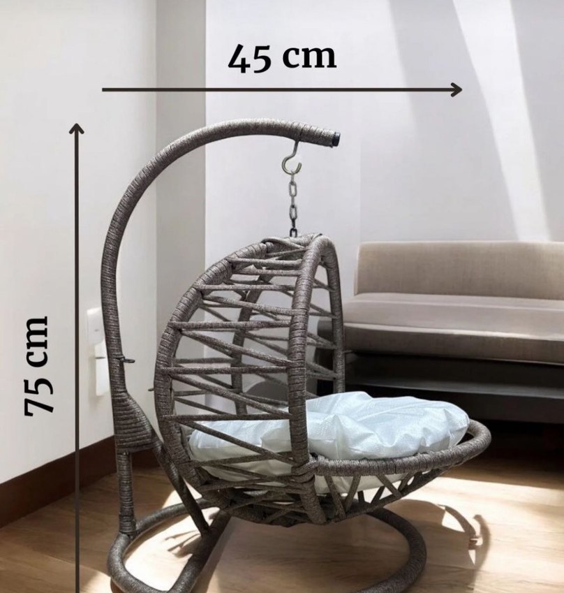 Kahverengi Örgülü kedi yatağı - Görsel 2