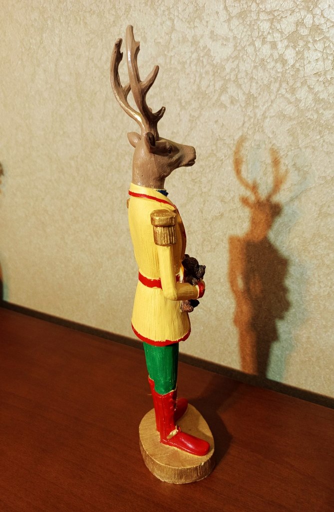 Renkli Geyik Figürlü Dekoratif Biblo - Görsel 4