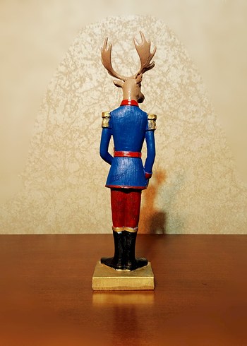 Renkli Geyik Figürlü Dekoratif Biblo - Görsel 2