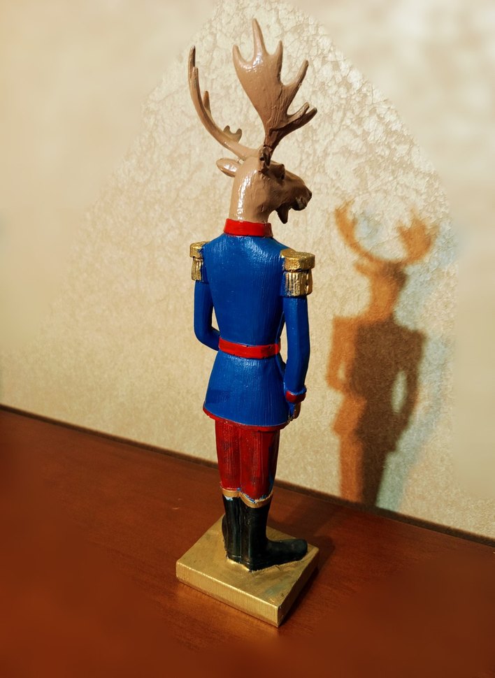 Renkli Geyik Figürlü Dekoratif Biblo - Görsel 4