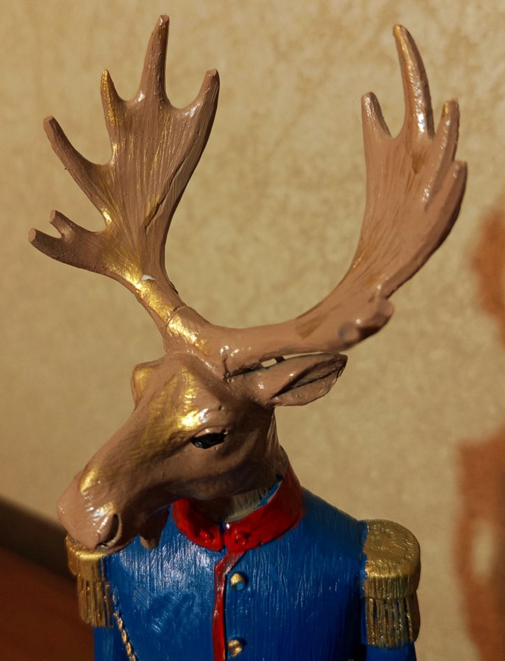 Renkli Geyik Figürlü Dekoratif Biblo - Görsel 5