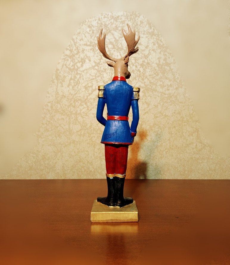 Renkli Geyik Figürlü Dekoratif Biblo - Görsel 2