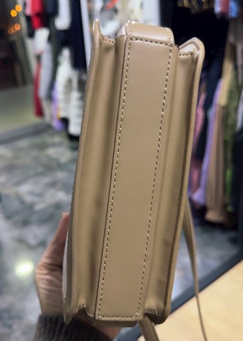 Tommy Hilfiger Bej Kadın Bel Detaylı Çapraz Çanta - Görsel 7