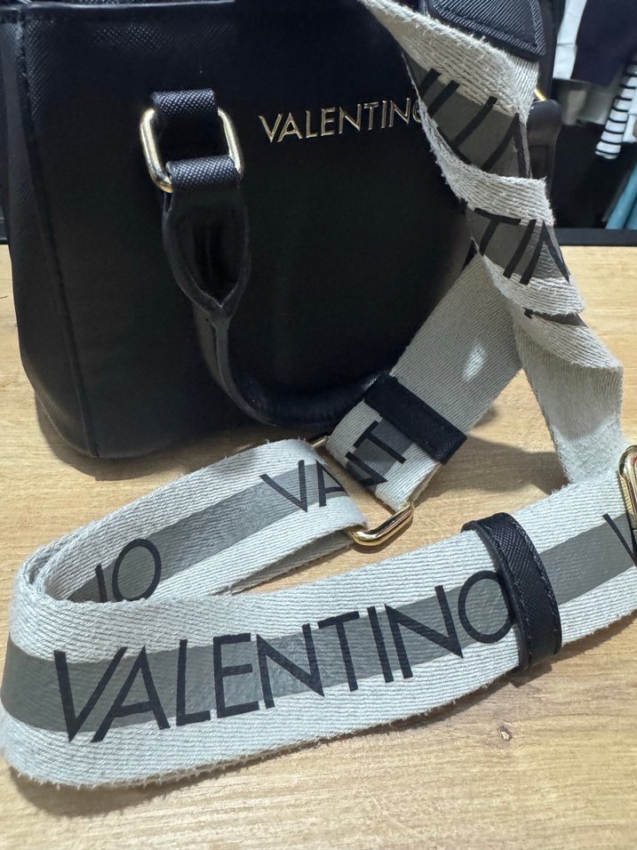 Valentino Siyah Deri Kadın Çanta - Görsel 4