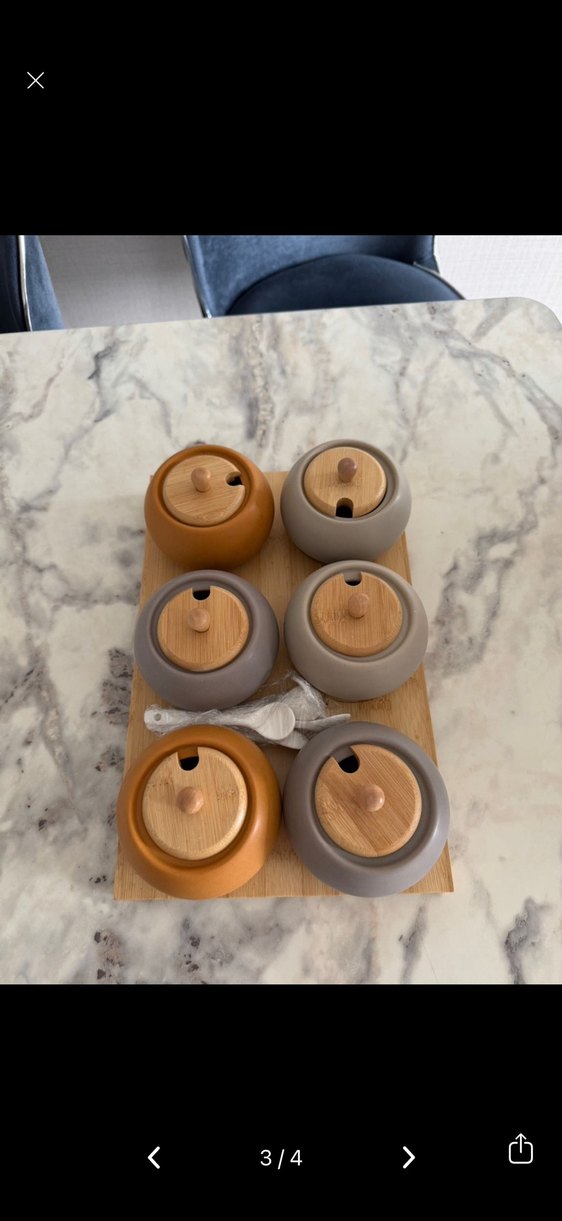 Karaca Viola 6'lı Kaşıklı Standlı Baharat Takımı - Görsel 3