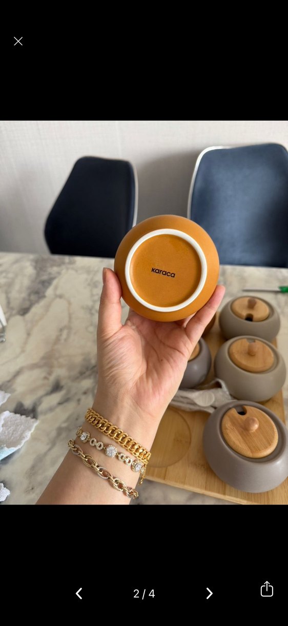 Karaca Viola 6'lı Kaşıklı Standlı Baharat Takımı - Görsel 2