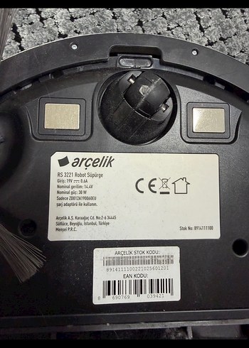 Arçelik Beyaz Robot Süpürge RS3221 - Görsel 3