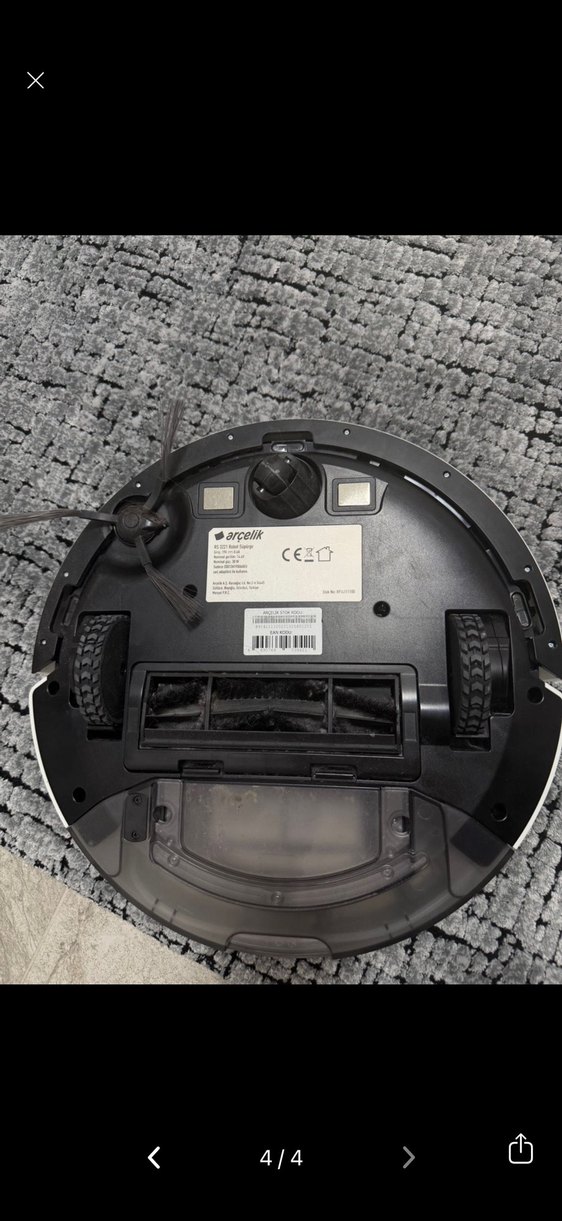 Arçelik Beyaz Robot Süpürge RS3221 - Görsel 4