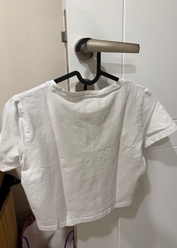 Beyaz Basic Kısa Kollu Tişört - Görsel 2