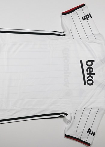 Beşiktaş Erkek Beyaz V Yaka Kısa Kollu Forma - Görsel 2
