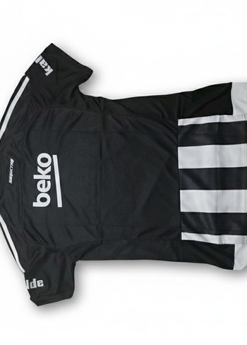 BJK Erkek Siyah-Gri Çizgili Spor Forma - Görsel 2