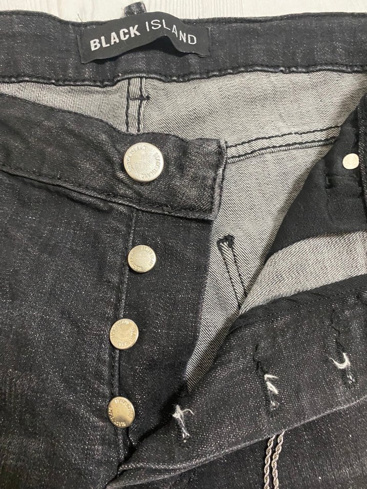 Black Island Siyah Denim Pantolon - Görsel 3