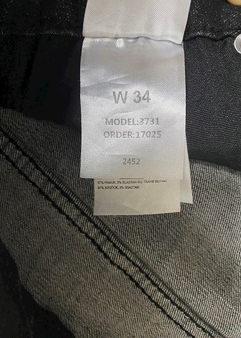 Black Island Slim Fit Yırtık Siyah Denim Jean - Görsel 6