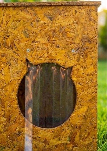 Sıfır El Yapımı Çift Girişli 2 Yuvalı OSB Kedi Evi - Görsel 6