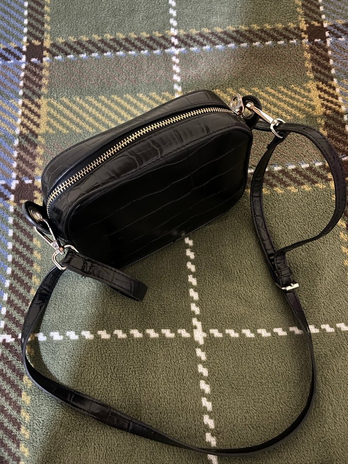 Siyah Deri Kadın Çanta - Görsel 2