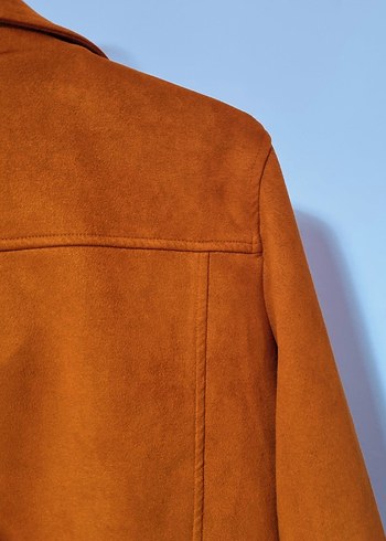 Kadın Kiremit Süet Biker Ceket LCW 38 beden - Görsel 6