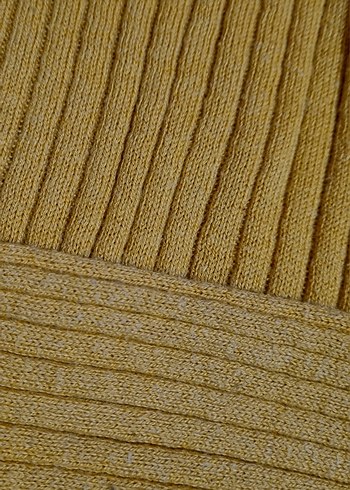 Hardal Kadın Boğazlı Triko Kazak - Görsel 2