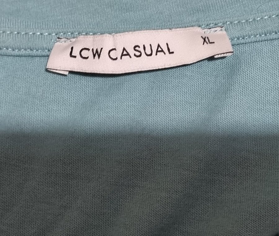 Mavi Pamuklu Baskılı Salaş Tişört - Görsel 5