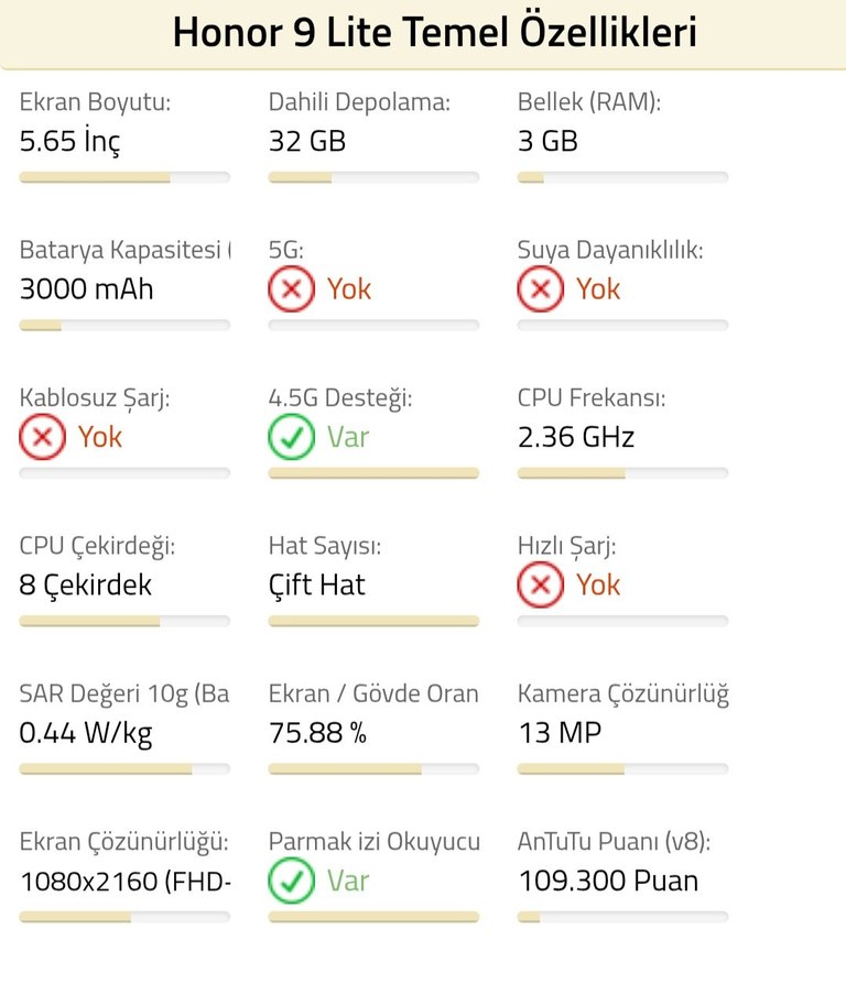 Huawei Honor 9 lite Siyah Android Akıllı Telefon - Görsel 5