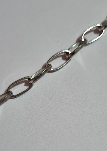 Gri Zincir Detaylı Midi Kadın Kolye - Görsel 2