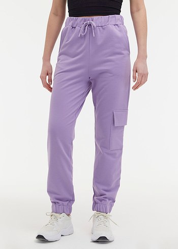 Mor Rahat ve Şık Kadın Eşofman - Görsel 2