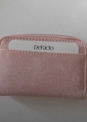 Defacto Pembe Dokulu Mini Cuzdan